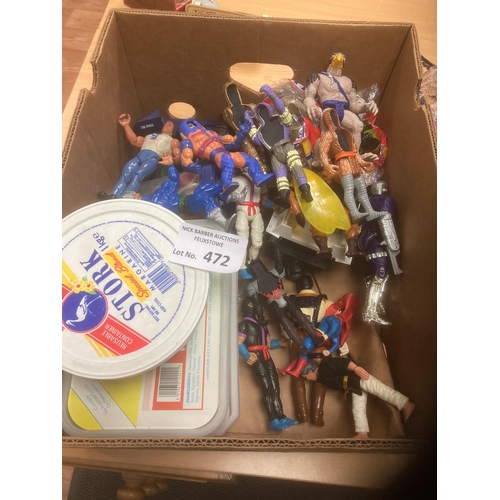 472 - Diecast : He-man, GI Joe, Battle Beasts, Brave Star, Thundercats, Mask etc many with accessories, ve... 