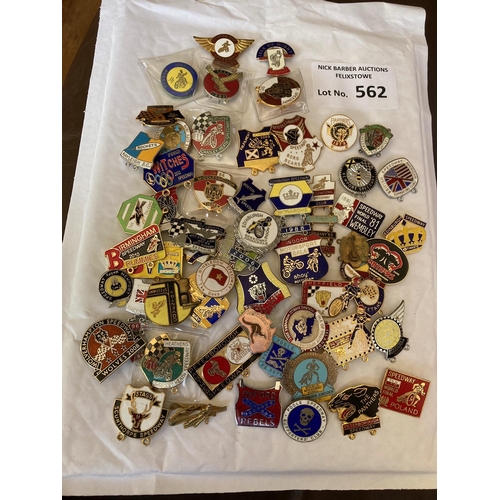 562 - Speedway - Badges - good lot  - generally club badges some event - 1950s onwards (57)