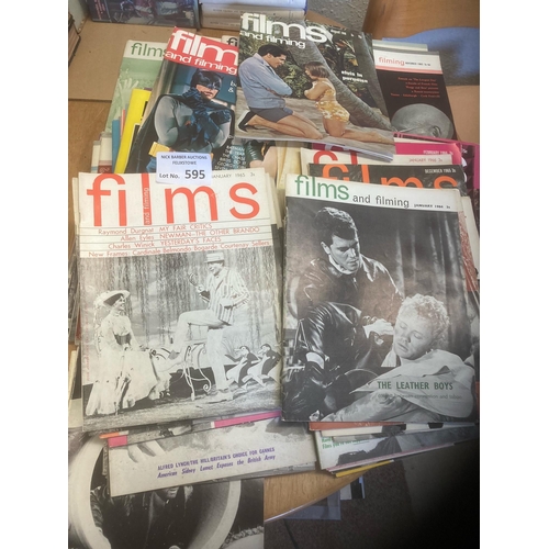 595 - Magazines : Films & Filming magazine 1954-1967 in good condirtions inc great covers Batman, Elvis Ma... 