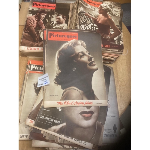 602 - Magazines : Picturegoer 1948-1952 170+ magazines lot conditions vary but mostly good (loose covers a... 