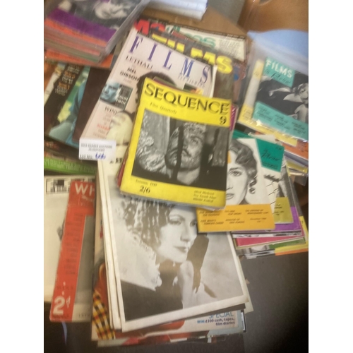 606 - Magazines : Films & Filming, Films in Review various over 100 magazines 1960s onwards