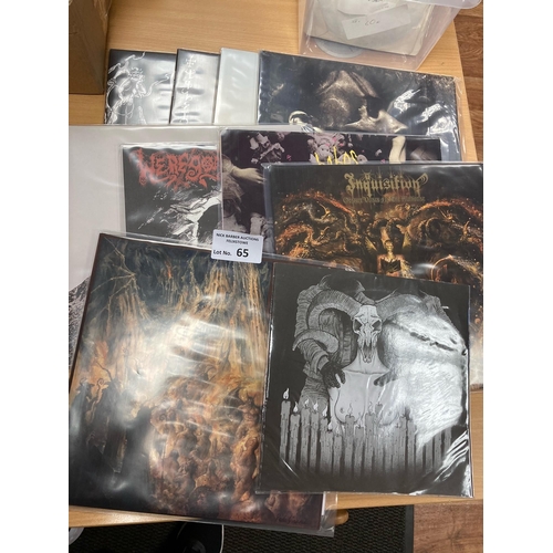 65 - Records : Death/Heavy Metal albums in excellent condition - great lot (10)