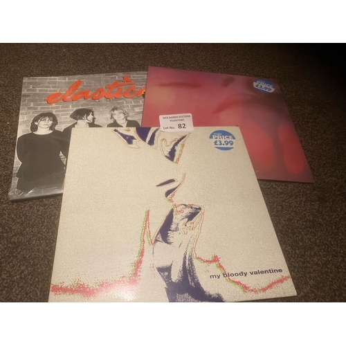 82 - Records : Indie Rock albums (3) In Elastica - sealed, My Bloody Valentine x2 - all originals & great... 