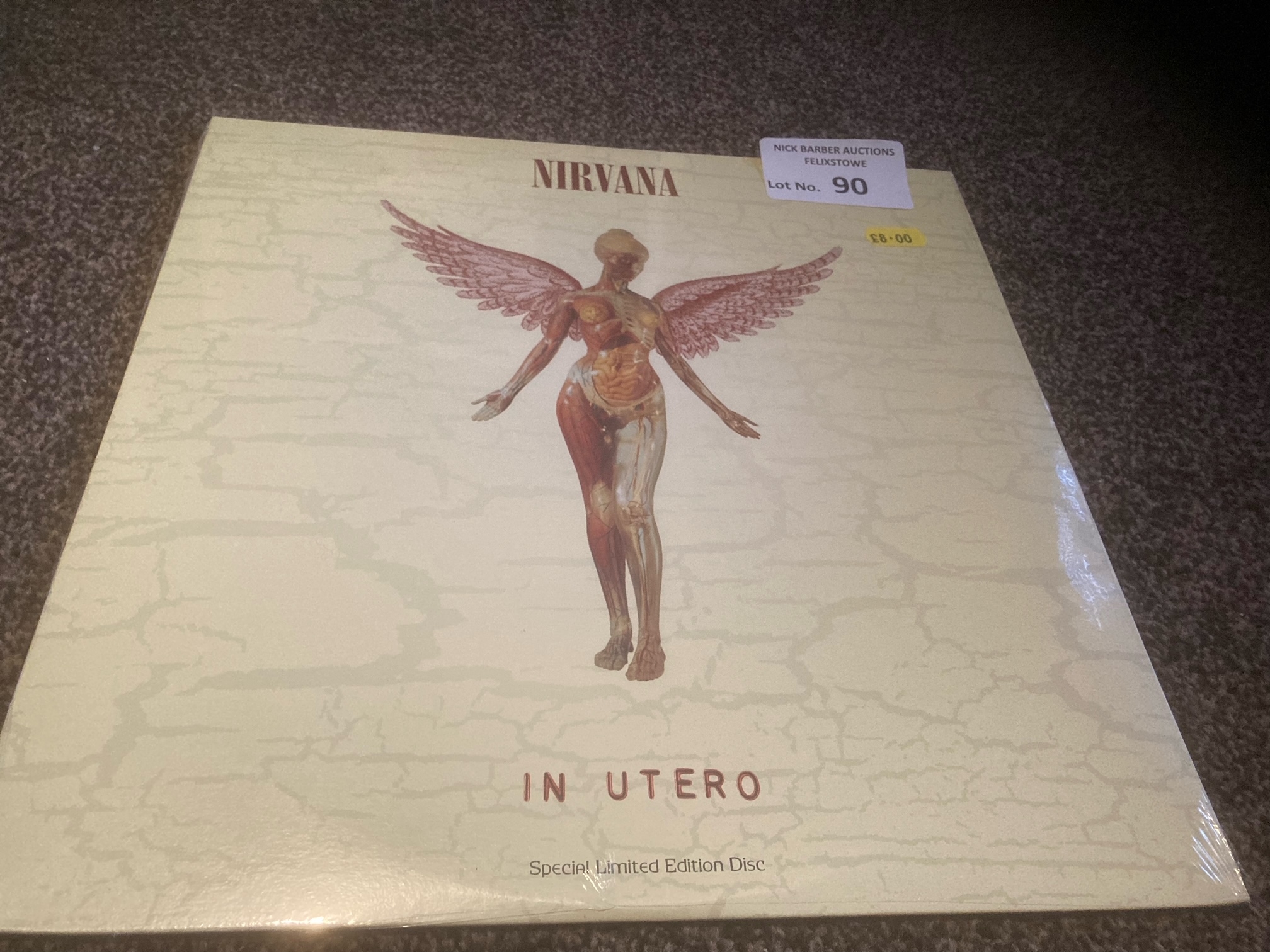 Records : NIRVANA - In Utero vinyl special edition album - clear