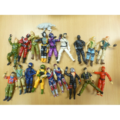 472 - Diecast : He-man, GI Joe, Battle Beasts, Brave Star, Thundercats, Mask etc many with accessories, ve... 