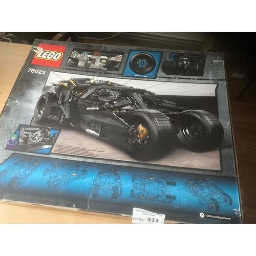 425 - Diecast : Lego - Batman Tumbler - DC Superheroes opened/completed once/complete & boxed please note ... 