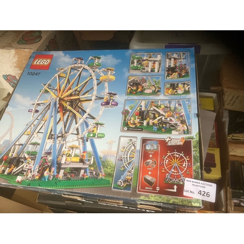 427 - Diecast : Lego - Ferris Wheel - 10247 superb, opened/completed once/complete & boxed. please note im... 