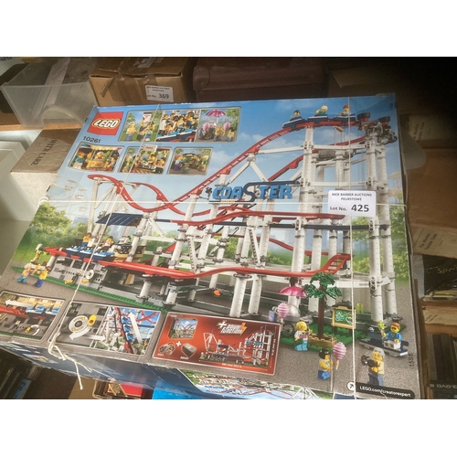 426 - Diecast : Lego - Rollercoaster 10261 - super item opened/completed once/complete & boxed - please no... 