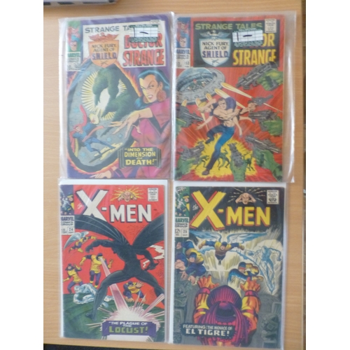 590 - Comics : Marvel - collectable vintage 1960s/70s issues inc X Men, Iron Man, Strange Tales, Dr. Stran... 