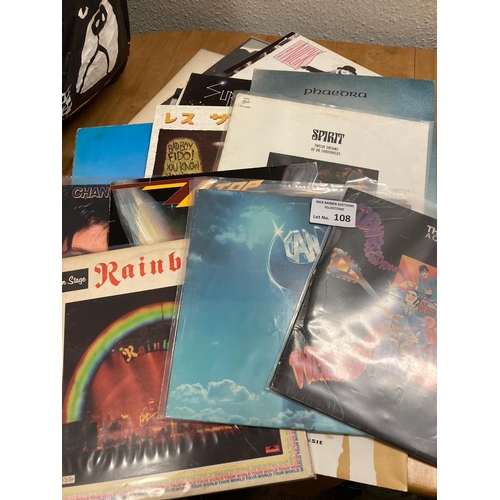 108 - Records : 30 Mainly Rock albums inc The Who, D. Bowie, Jam etc