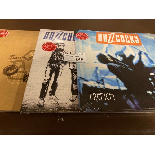 149 - Records : BUZZCOCKS 180 gram albums (3) all sealed, coloured vinyl & great conditions