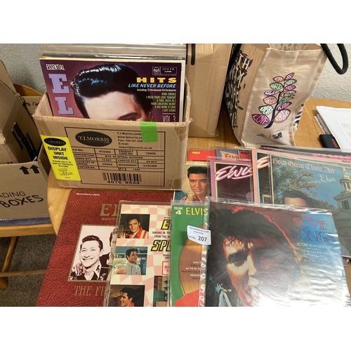 207 - Records : ELVIS PRESLEY - collection of albums (32) inc coloured vinyl, 50th Anniv issues etc - fine... 