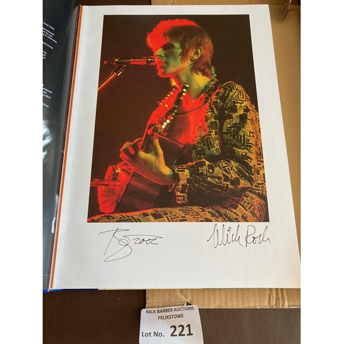 221 - Records : DAVID BOWIE - Moonage Daydream - The Life & Times of Ziggy Stardust, ltd edition book with... 