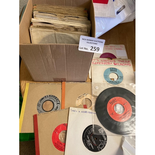 259 - Records : 50 Northern Soul/Soul 45s - good names - interesting lot