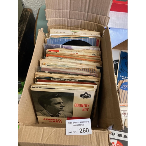 260 - Records : 80+ mainly 1960s original issue 45s & EPs inc many rarities