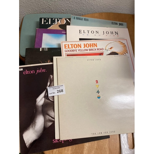 268 - Records : ELTON JOHN collection of 13 albums all look in great shape