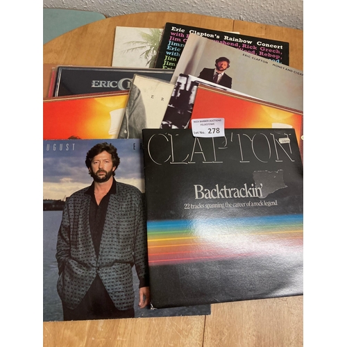 278 - Records : ERIC CLAPTON albums in good order (13)