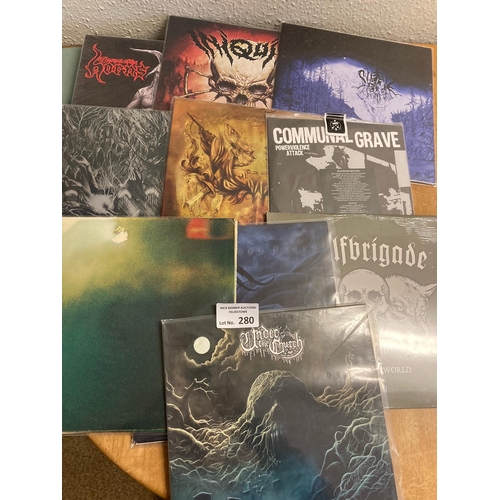 280 - Records : Death Metal albums (10) all in excellent condition