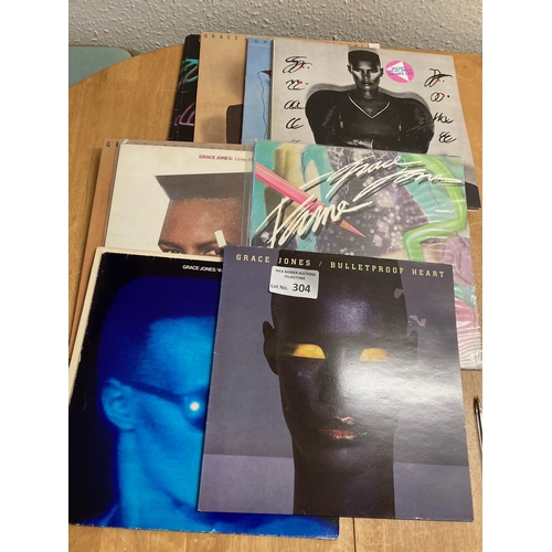 304 - Records : GRACE JONES albums - good collection (15)