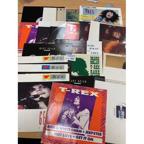 347 - Records : T-REX/MARC BOLAN collection of 12