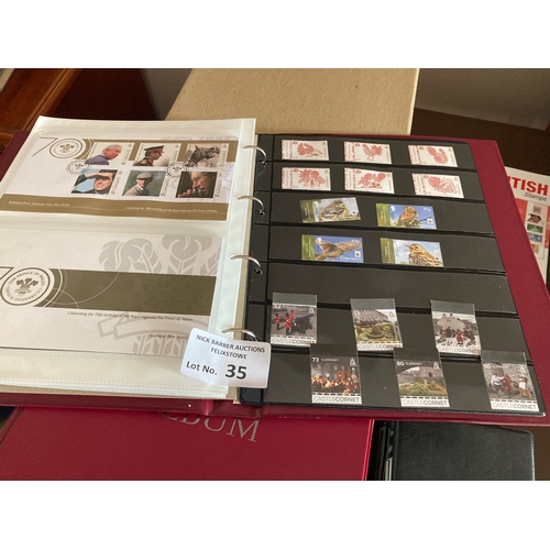 35 - Stamps : GUERNSEY - vast accumulation inc mint sets & covers in 9 albums & 4 pres pk albums great lo... 