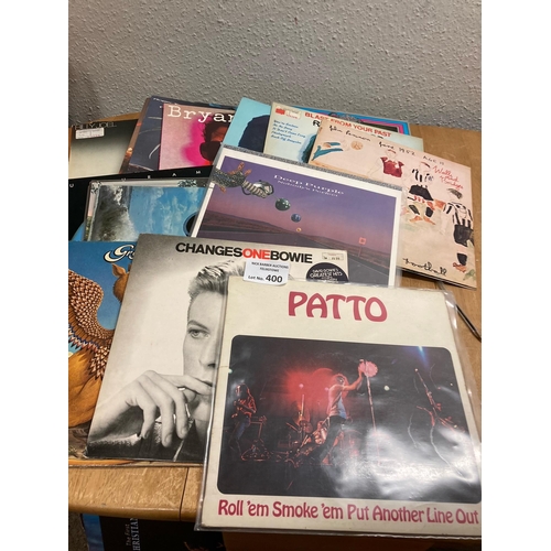 400 - Records : 30+ mainly Rock albums inc Patto, Deep Purple, Lennon etc