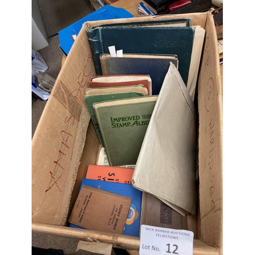 12 - Stamps : Very large box of old albums & other bits/pieces