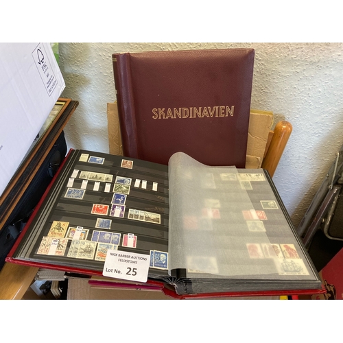 25 - Stamps : SWEDEN - collection/accumulation within 2 albums