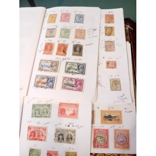 51 - Stamps : Circulated Club Books - mainly Colonial (7) much very useful the stamps remaining priced to... 