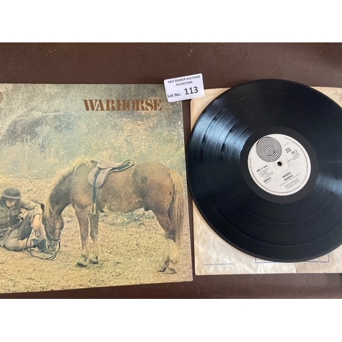 113 - Records : Warhorse 1970 vertigo swirl/inner Hard Rock - 6360 015 super album - minor marks on the vi... 