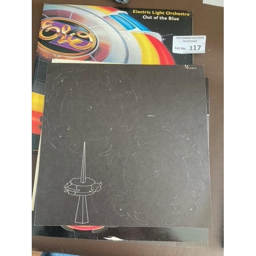 117 - Records : ELO - Art Of The Blue - original in great condition - complete with unmade spaceship model