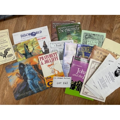 563 - Collectables : Clarecraft Discworld - various mixed lot.  Incl The Chronicle, Ramtop & Rimfall Newsl... 