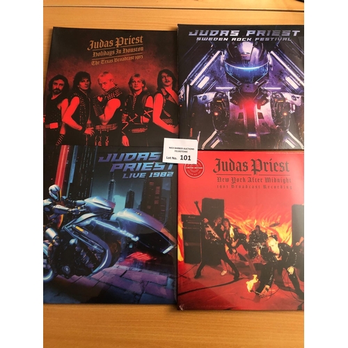 101 - Records : JUDAS PRIEST collection of 4 new & sealed 180 gram issues albums - fine condition