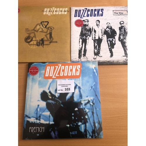 103 - Records : BUZZCOCKS albums (3) 180gram new & sealed issues in fine condition