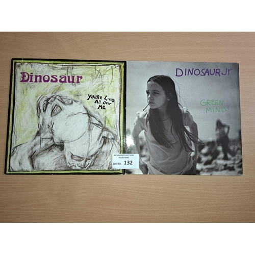 132 - Records : DINOSAUR - Indie Rock albums late 1980s (2) sleeves with minor scuffs/vinyls - good need a... 