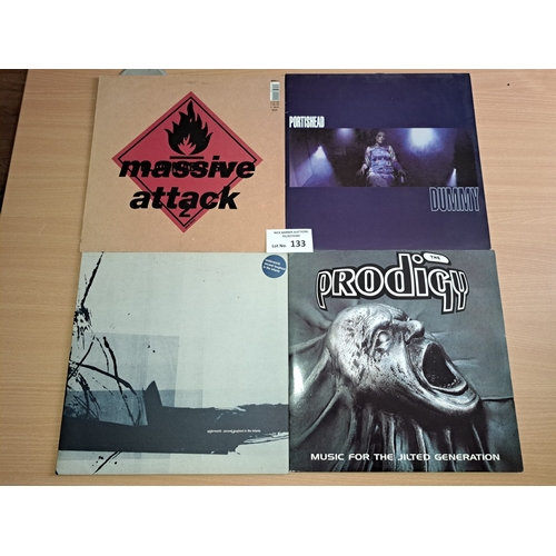 133 - Records : Electro/Breakbeat albums 1990s inc Prodigy, Underworld, Portishead, Massive Attack (4) sle... 