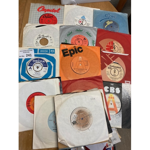 241 - Records : 29 Demo & Promo 45s in good condition