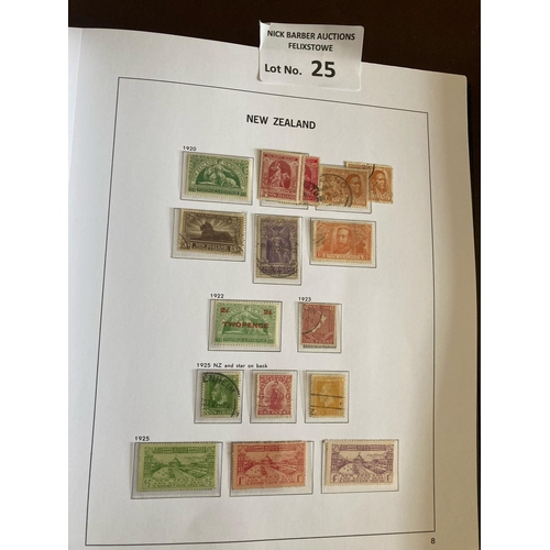 25 - Stamps : New Zealand 1850-1960s inc hingeless 'Davo' 1898 onwards issues almost complete & nearly al... 