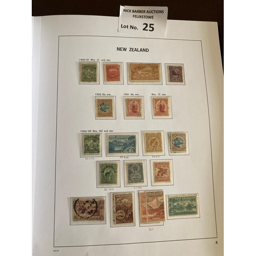 25 - Stamps : New Zealand 1850-1960s inc hingeless 'Davo' 1898 onwards issues almost complete & nearly al... 