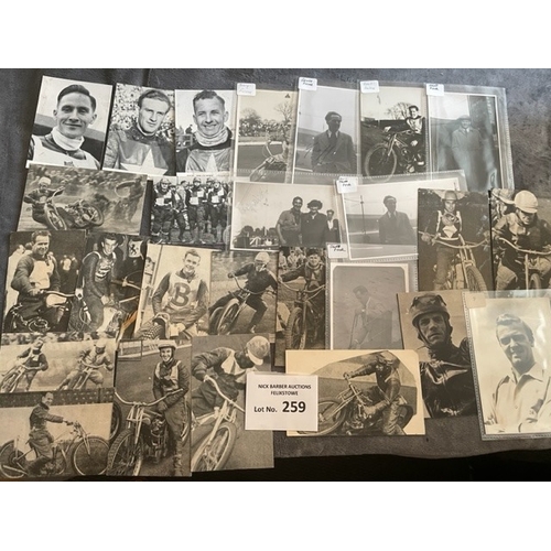 259 - Speedway : Bristol Bulldogs photo album well presented 1940/50s (61) photos originals along with a b... 