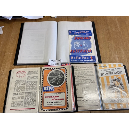 324 - Motor Racing : Large box of Motor Racing press kits inc Super Prix, Vauxhall Sport, Touring Cars etc... 