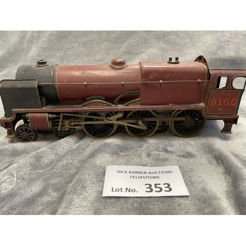 353 - Diecast :  Bing 'o' gauge - Bassett Lowke  1 guage LMS Royal 4_6_0 # 6100 'o' gauge