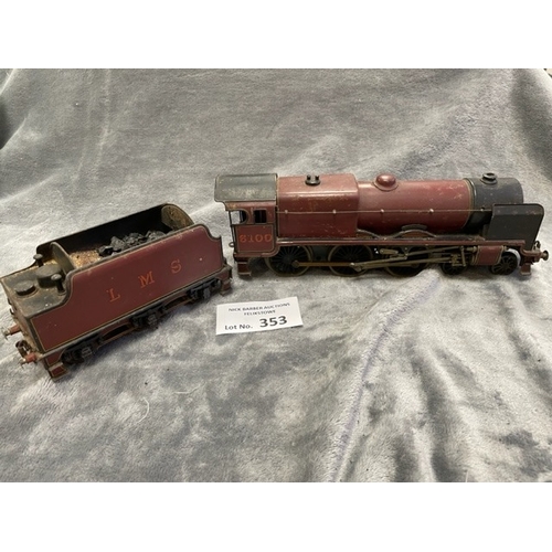 353 - Diecast :  Bing 'o' gauge - Bassett Lowke  1 guage LMS Royal 4_6_0 # 6100 'o' gauge