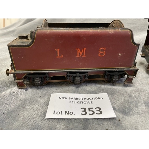 353 - Diecast :  Bing 'o' gauge - Bassett Lowke  1 guage LMS Royal 4_6_0 # 6100 'o' gauge