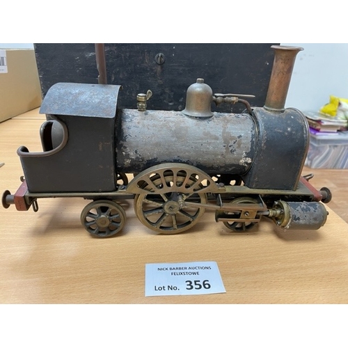 356 - Diecast : (Bing 1 gauge) - Vintage locomotive by Stevens Model Dockyard or similar - fair condition ... 