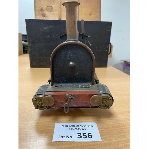 356 - Diecast : (Bing 1 gauge) - Vintage locomotive by Stevens Model Dockyard or similar - fair condition ... 