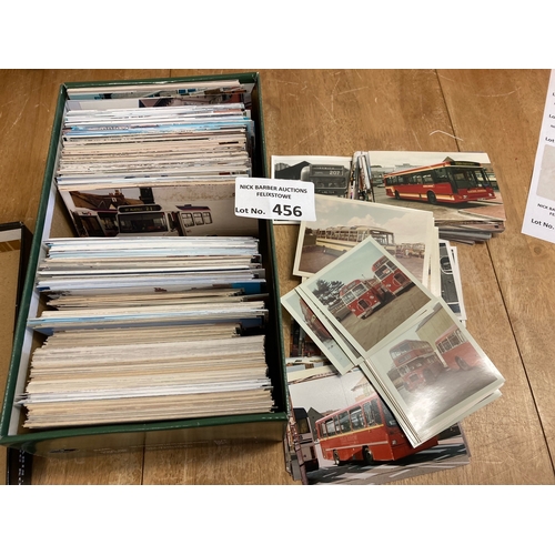 456 - Photographs : Buses shoebox of photographs mostly colour 1960s/70s many 100s