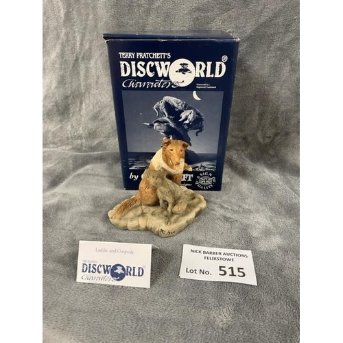 515 - Collectables : Discworld by Clare Craft - DWF16 Laddie & Gaspode with tent card & box