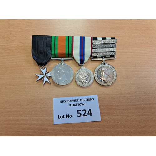 524 - Collectables : Militaria - set of 4 reissue medals inc St. Johns Ambulance (no edge inscription) - a... 