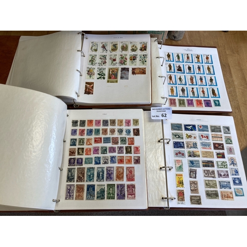 62 - Stamps : World collection A-Z in 4 Stuart Gold Crest albums